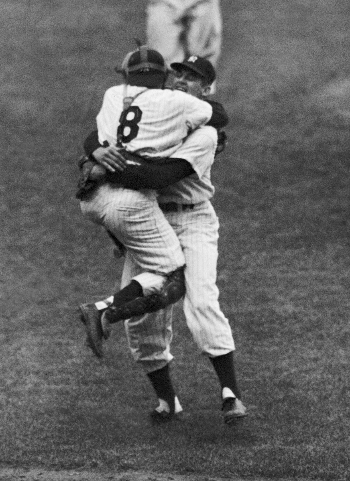 1956: Yankees' Don Larsen pitches only perfect game in World Series history